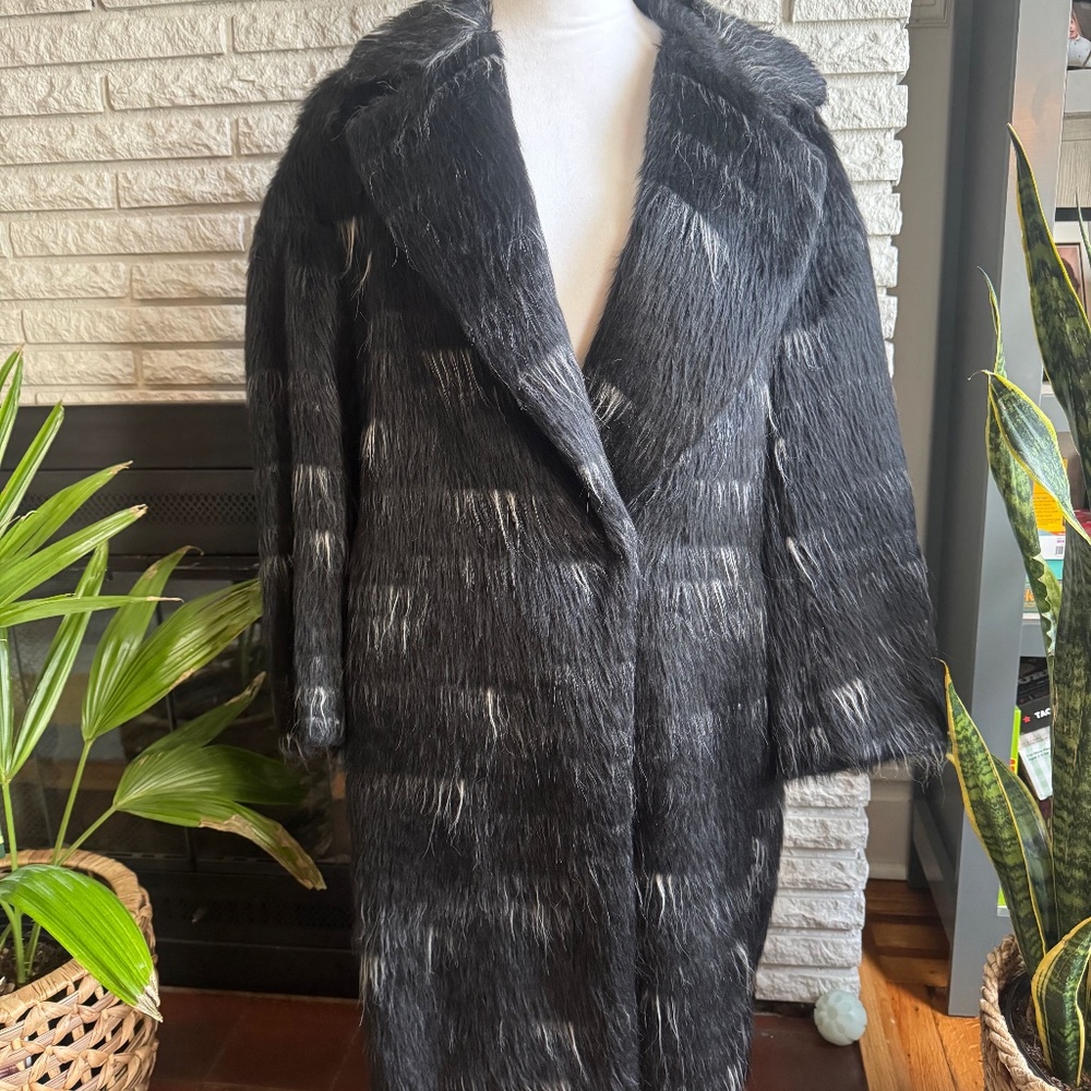 Sportmax Alpaca Wool Blend Oversized Coat US 4